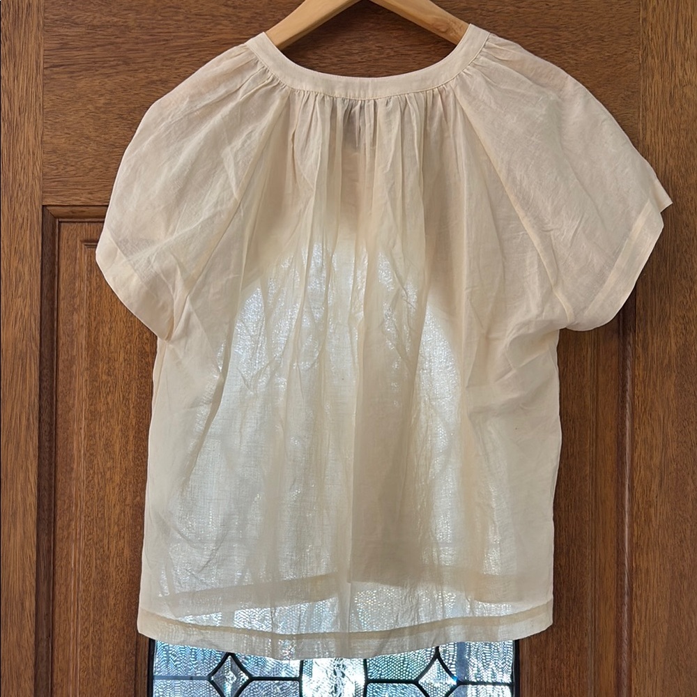 Jenni Kayne Willow Blouse Cream - Picture 6 of 6